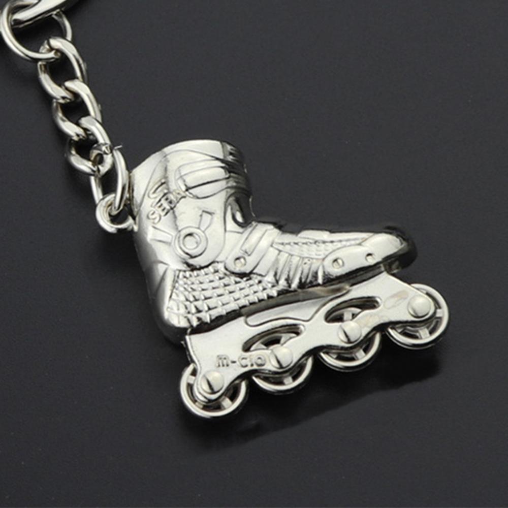 Nieuwe 4 Mini Skates Sport Schaatsen Voor Jongens Studenten Cadeaus Rugzak Decoratieve Hanger Tas Bedeltje gray