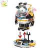 Non-Toxic Moc Space Panda Astronaut Figures Model Building Block Model Aerospace Man Diy Ornament Bricks Toy For Children Kids