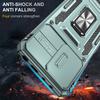 Armor Series For Xiaomi Poco X5 Pro 5G/Redmi Note 12 Pro Speed 5G/Note 12 Pro 5G Slide Lens Lid Phone Case Kickstand PC+TPU Cover