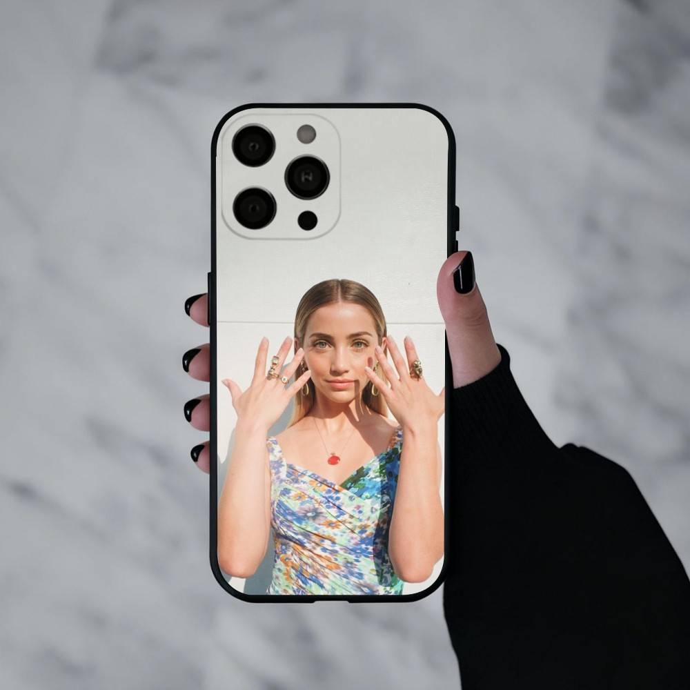 Actor E-Emily R-Rudd Phone Case For iPhone 17pro,16,15,14,13,12,11 Plus,Pro Max,XS,Soft Silicone Black Cover