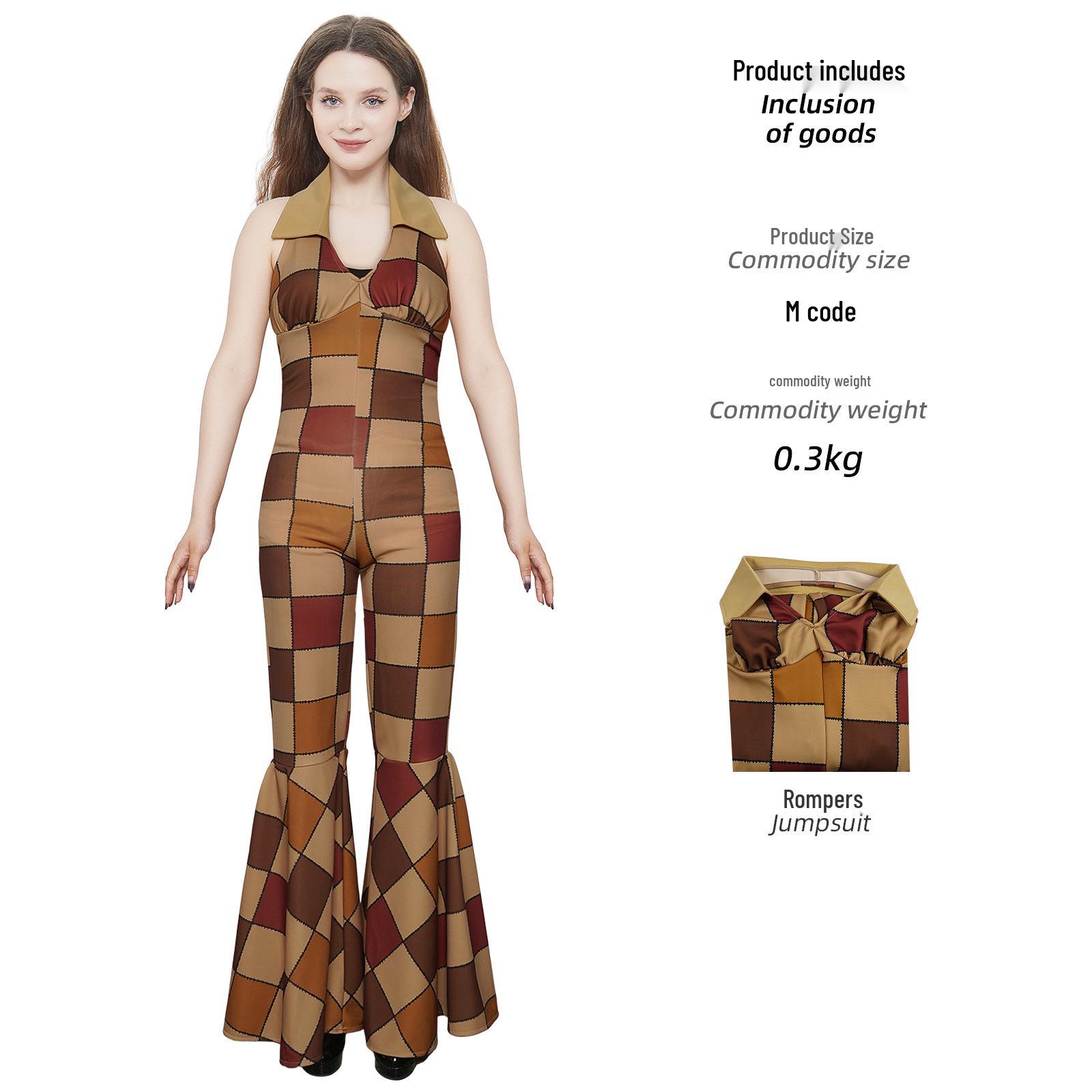 

1970s Retro Disco Party Costume for Men and Women - Queen Cosplay for Halloween S