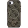 Coque Guess 4G avec Anneau et Logo Triangle MagSafe pour iPhone 16e / 17e Marron