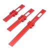 3Pcs Metal Slide Ruler Inch Metric Stop Marking T Type CNC Scribing Measuring Aluminum Woodworking R
