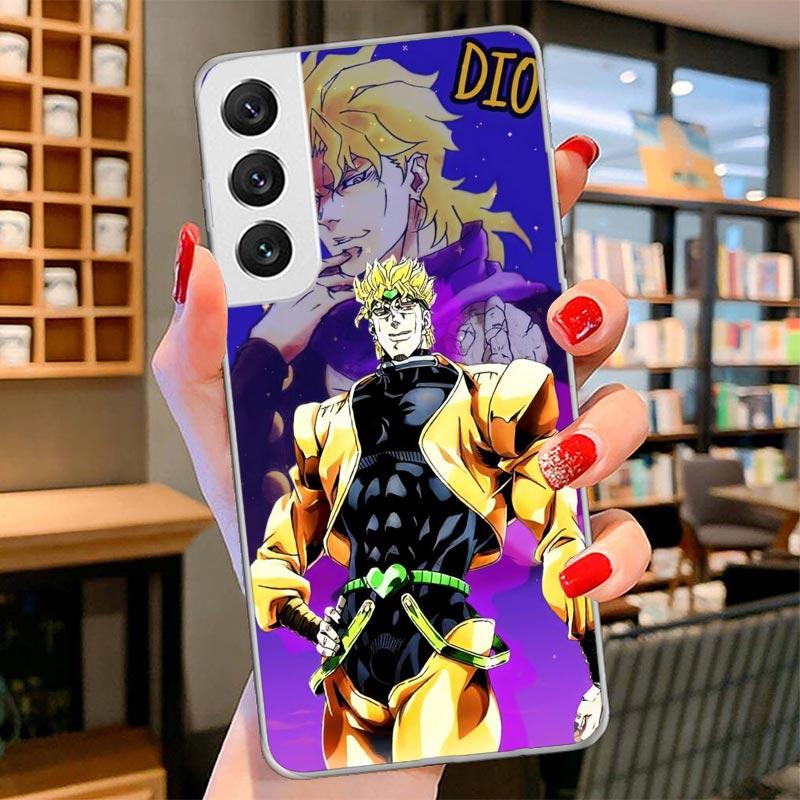 JoJo Bizarre Adventure Dio Cover Phone Case For Samsung Galaxy S26 S25 Edge S24 Ultra S23 S22 Plus S21 S20 FE Soft Fundas Shell