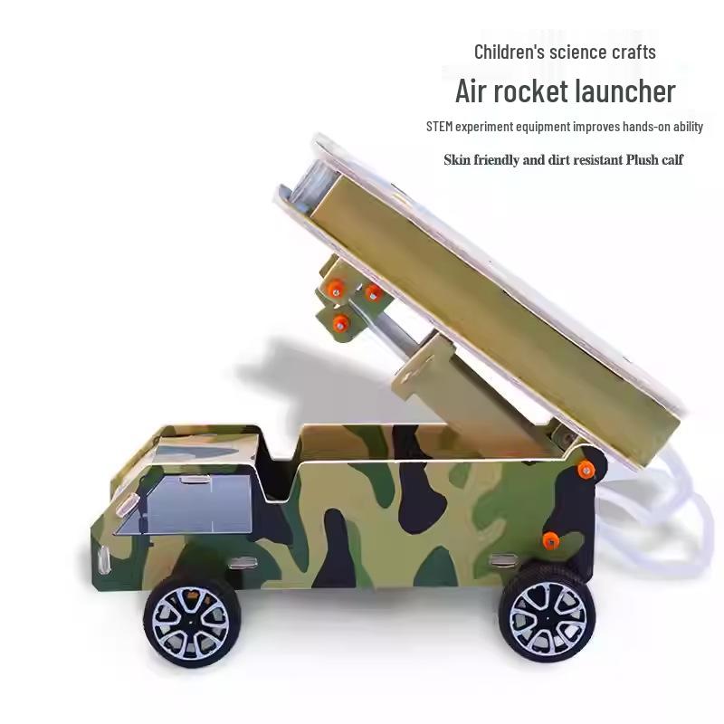 STEM Educational Toy Kit: Handmade Rocket Launcher for Kids