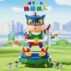 New Areax Crayon Shin Chan Series Building Blocks Transform Into Dynamic Superman Projector Puzzle Assembly Model Toy Gift