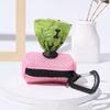 Colorful Dog Poo Bags Dispenser Hanging Dogs Waste Bag Holder Pet Garbages Dispensers  Hiking