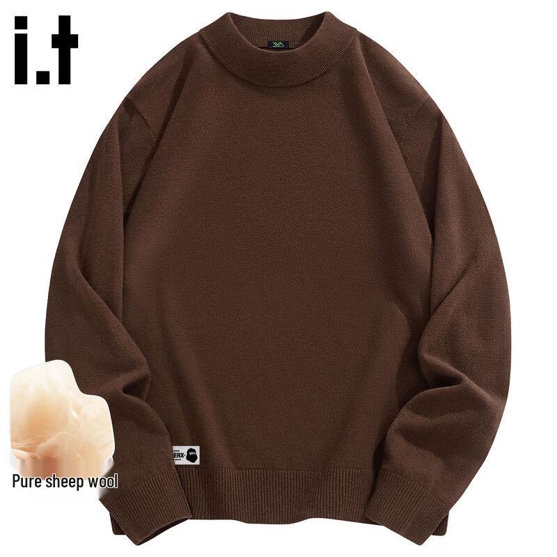 Fingercroxx Men s 100% Merino Wool Half-Turtleneck Sweater 3XL