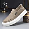 Fashion Designer New Net Thick Soled Man Canvas Shoes Spring Autumn Fashion Retro Slip-on Breathable Lightweight Outdoor Men's Sneakers