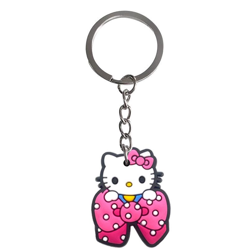 HelloKitty Keychain Soft Rubber Pendant - Small Gift Accessory