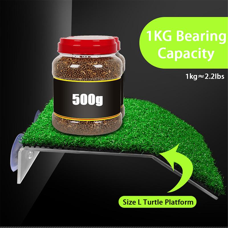 (S/M/L) Turtle Basking Platform Skilpadderampe Reptiltankstige Hvileterrasse Simulering Plenplattform