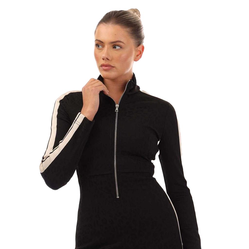 Palm Angels Damen/Damen Leoparden-Jacquard-Minikleid