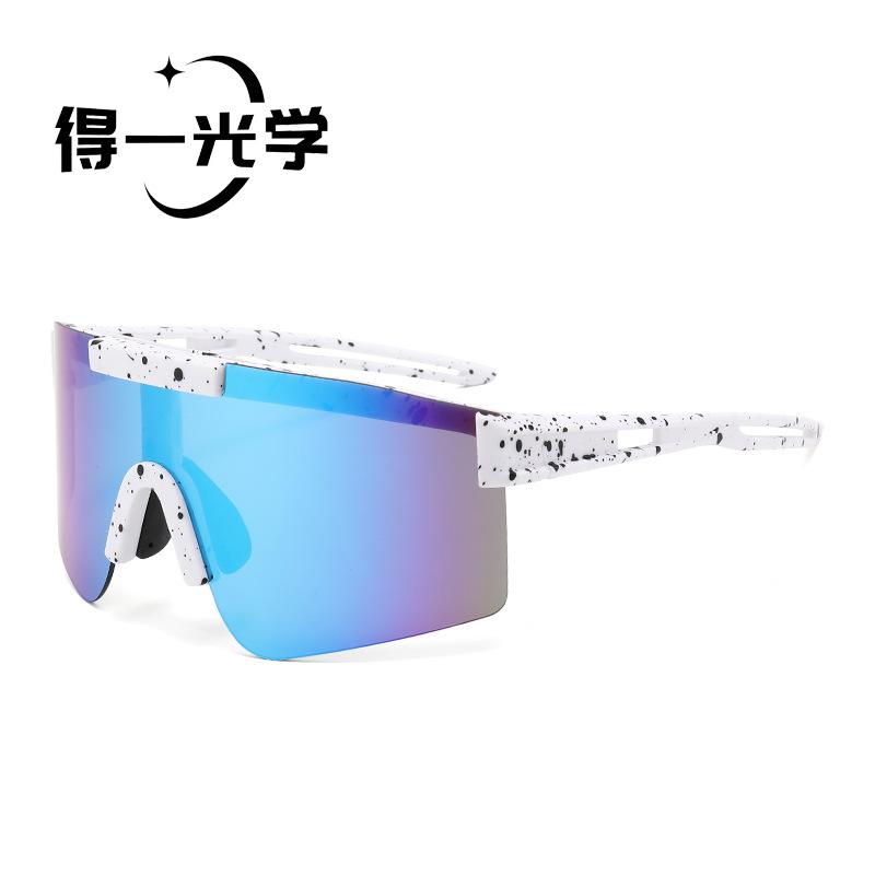 European and American cycling outdoor windproof glasses sports cycling sunglasses colorful sunglasses mountaineering glasses UV protection