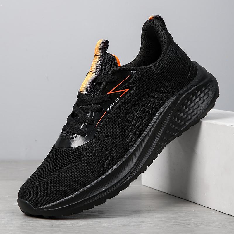 Fashion Men's Summer Versatile Outdoor Travel Anti Slip Soft Sole Breathable Mesh Casual Sneakers Men's Shock-absorbing Running Shoes