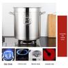 Lingyuan Qisheng 304 Edelstahl Gewerblicher Kochtopf mit Deckel