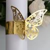20 Stück Schmetterling Papier Serviettenringhalter Hochzeitsbankett Abendessen Tischdekoration