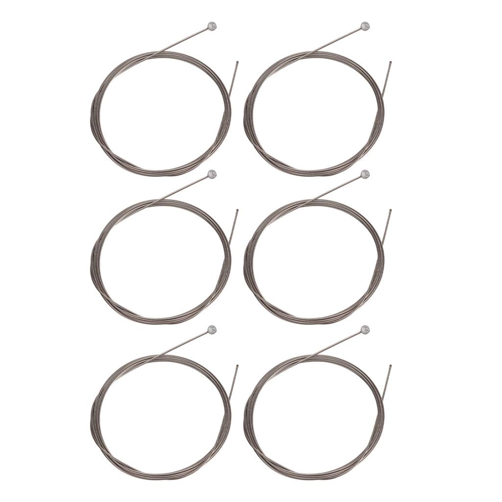 10 Stück Fahrrad Bremsleitung Set Edelstahl Bremskabel mit Endkappe Endhülse für Mountainbike