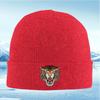Green Leaf Orange Zigzag Design Unisex Women Unisex Knitted Hat Beanie Pullover Cap Winter Thermal Warm Christmas Outdoor Cycling H