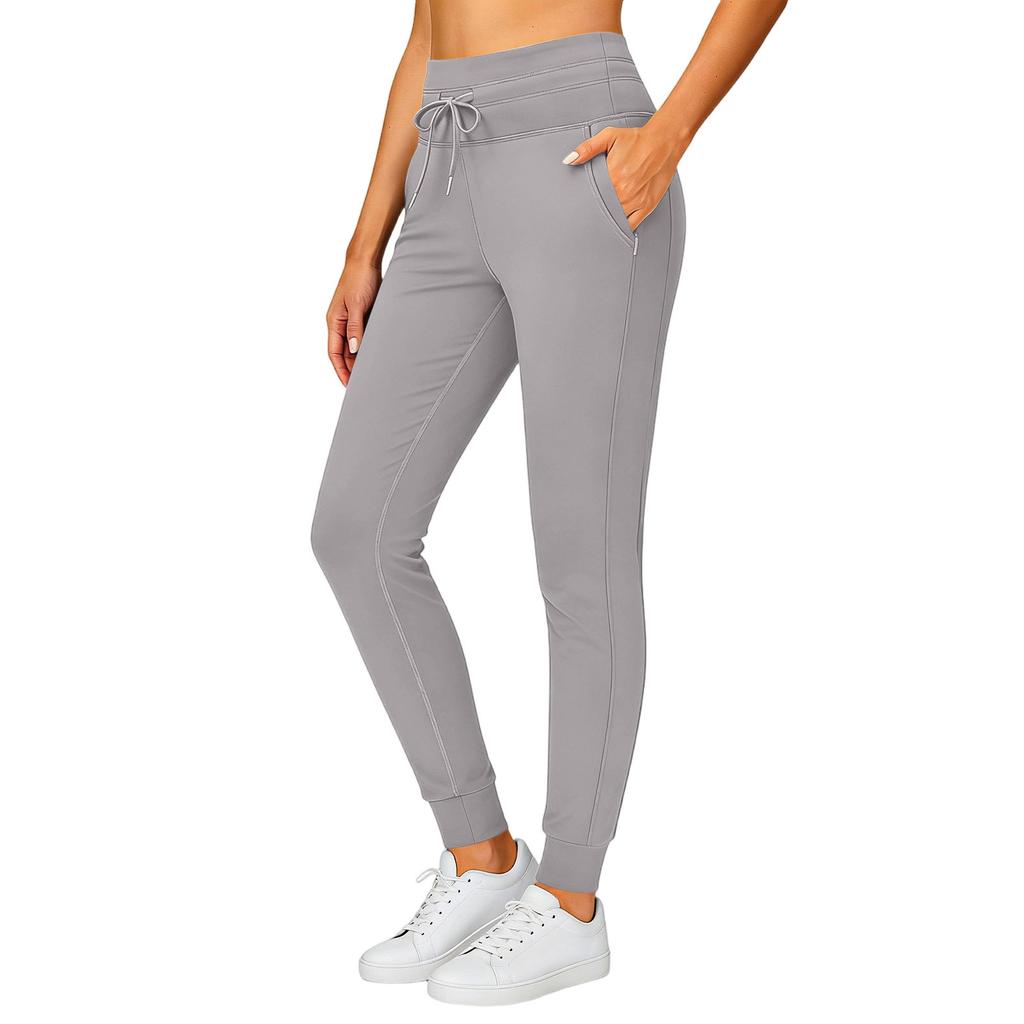 Women’s Jogger Sweatpants with Drawstring Waist and Side Pockets Athletic Fit Casual Lounge Pants for Daily Wear