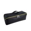Dustproof Hair Dryer Carrying Case Portable Double Layer Hair Curler Storage Bag Zipper Compartments Organizer