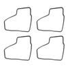 4 Pieces Float Chamber Gasket Float Packing VTR250 MC33 V-TWIN