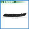 Rear Left Right Bumper Bracket, Driver Passenger Side Bumper Support, for Toyota Camry 2018-2021, Plastic, No.5216506030, Black, 1 Pair Auto
