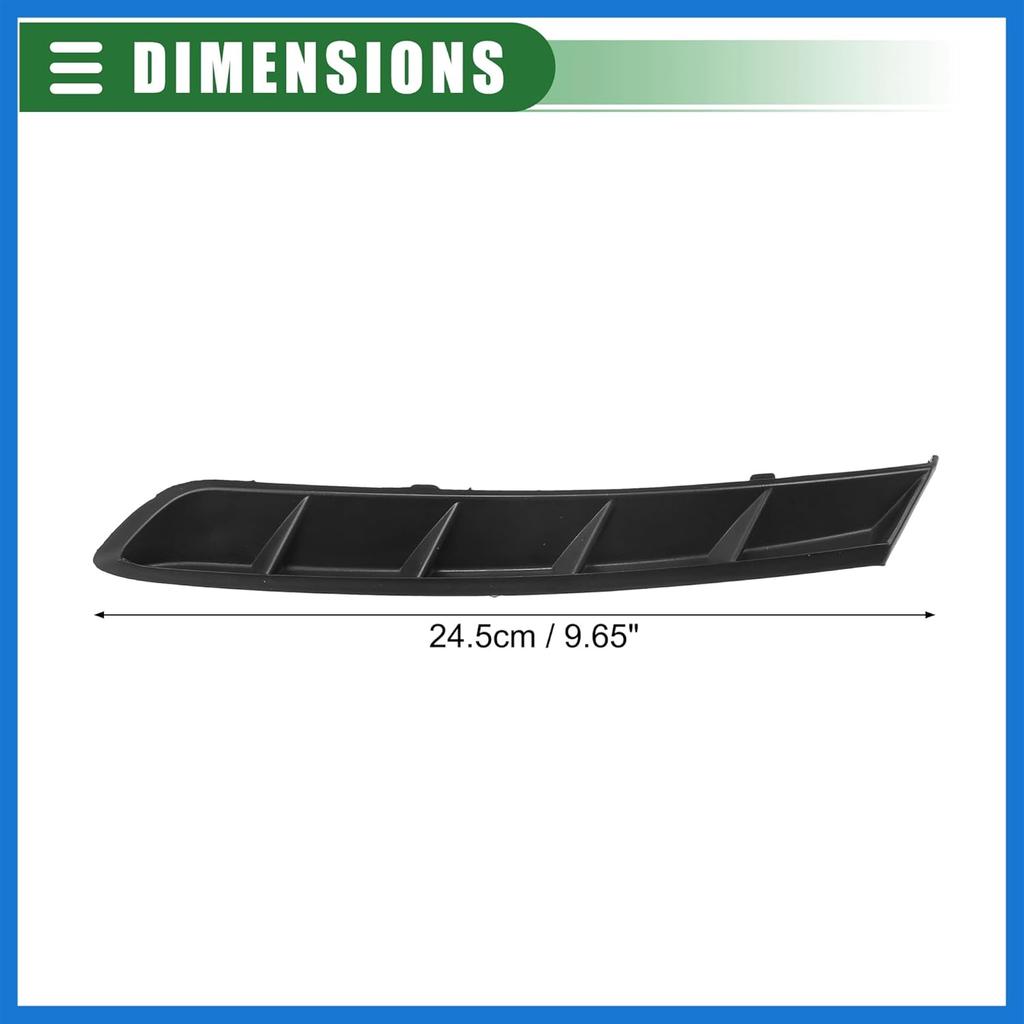 Rear Left Right Bumper Bracket, Driver Passenger Side Bumper Support, for Toyota Camry 2018-2021, Plastic, No.5216506030, Black, 1 Pair Auto