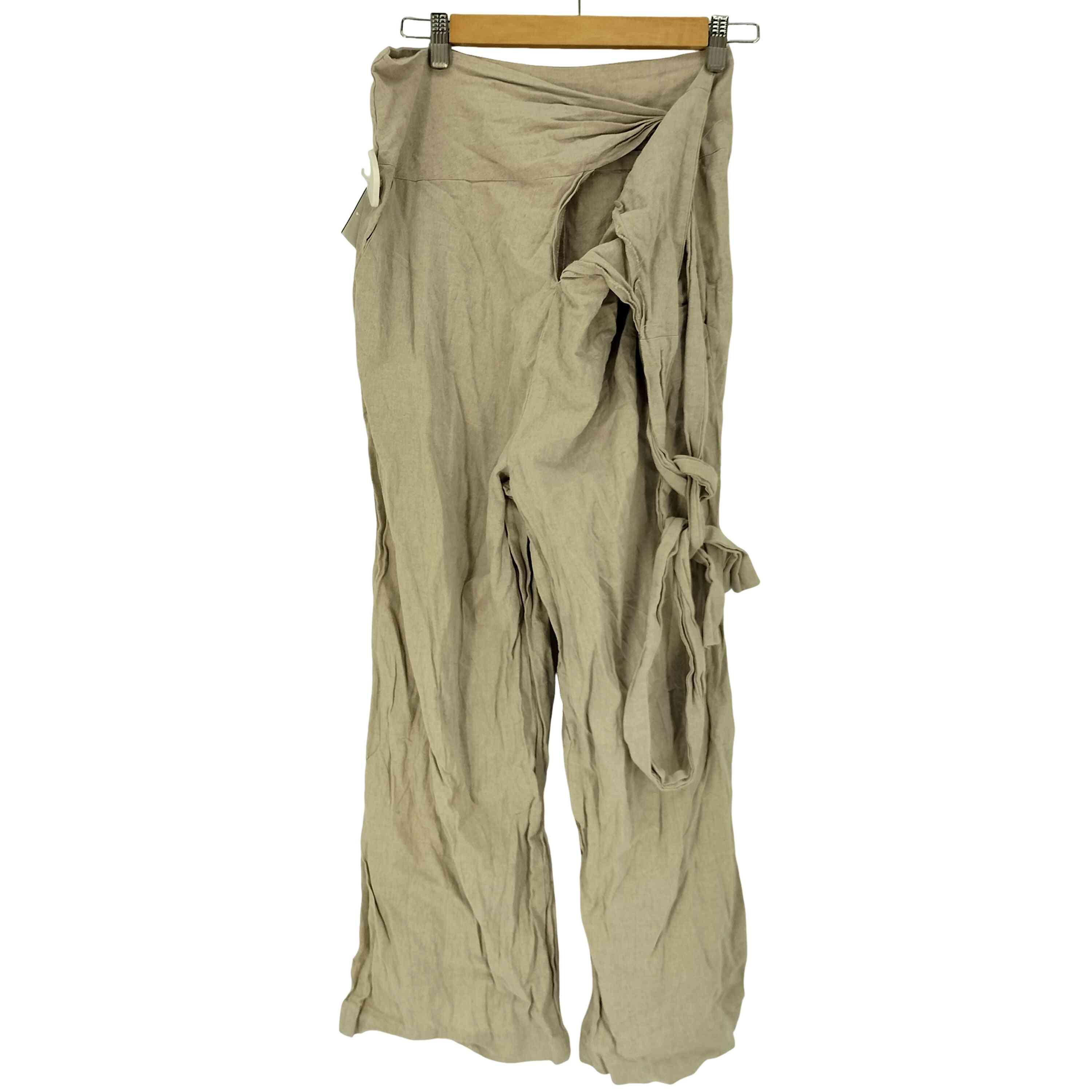 [Used] DHOLIC dholic OVERFLOW Linen blend wrap wide pants for women No description