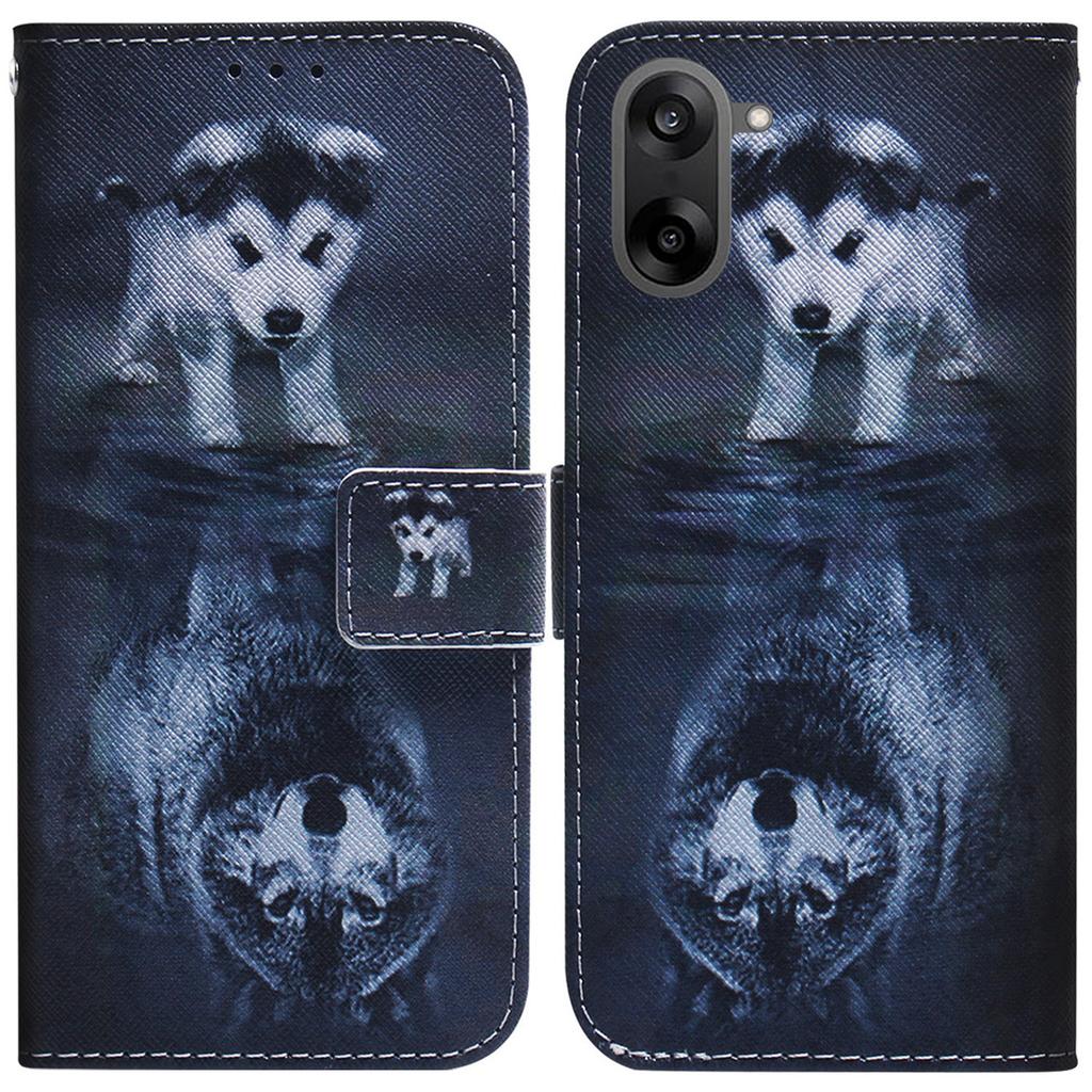 Dla OnePlus Nord CE5 5G Etui Portfelowe Wzór Nadruku Skórzane Etui na Telefon