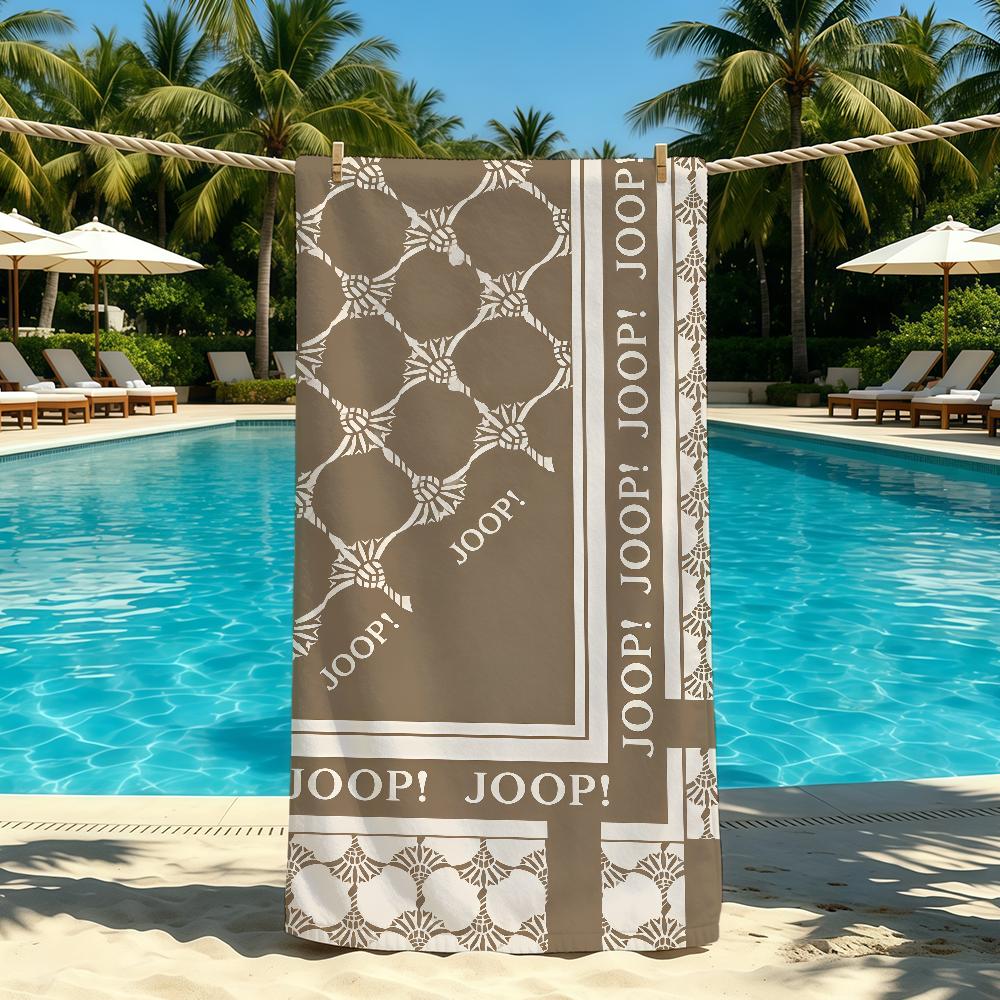 J-JOOP-ES Mode Logo Handtuch Für Outdoor Camping Strandhandtuch Super Saugfähig Schnelltrocknend Sommer Handtuch