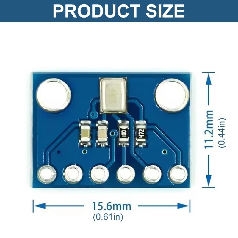 Hochempfindliches digitales MEMS-Mikrofon-Sensormodul 24-Bit I2S-Schnittstellen Geringer Stromverbrauch Schallmelderplatine Rauscharm