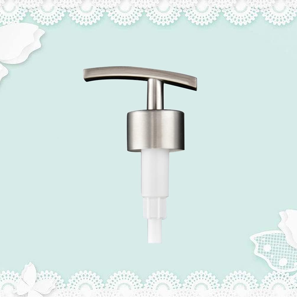 Hemoton Stainless Steel Soap Soap Dispenser Head,Soap Dispenser Pump Replacement,Lotion Dispenser Pumps,Soap Pump Dispenser Pump Head,Hand Soap