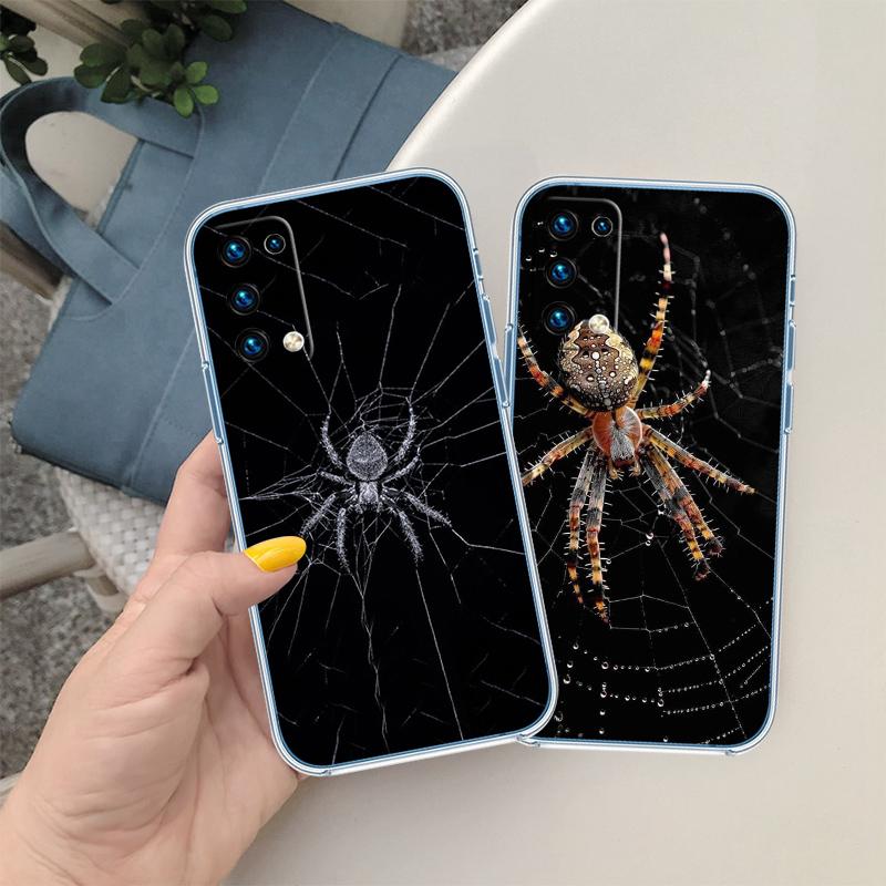 Spider Transparent Phone Case for Motorola Moto G10 G20 G30 G31 G32 G34 G35 G41 G42 G50 G51 G52 G55 G60 G60S G62 G71 G72 G75