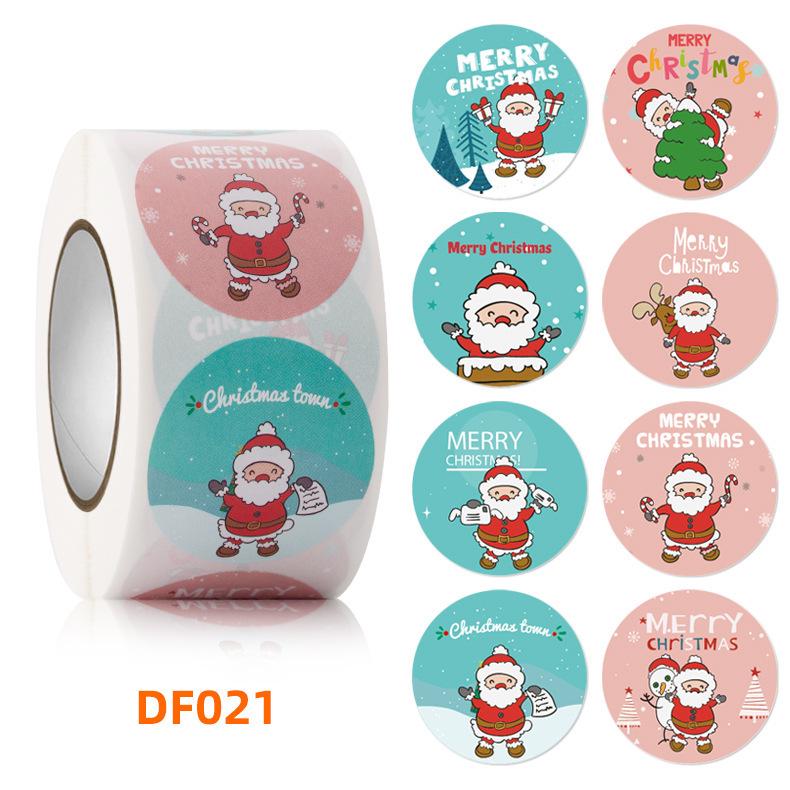 Santa Claus Christmas Sealing Stickers - Gift Wrap & Box Decoration