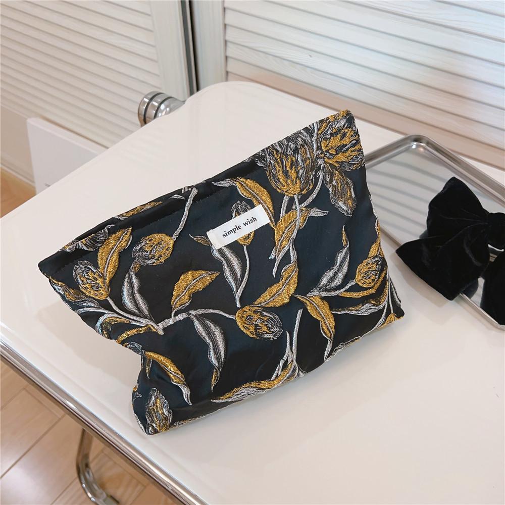 Makeup Bags Canvas Multifunction Women's Cosmetic Bags Large Travel Organizer Toiletry Portable Fashion Ladies MakeUp Pouch