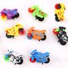5Pcs Motorcycle Model Toys Inertia Drive Forward Mini Multicolored Battery-Free Interactive Toys Collectible Children Pull Back Cartoon Toy Vehicles