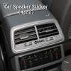 2/4Pcs 3D Aluminum Car Audio Speaker Decorate Badge Sticker For Opel Astra J Insignia Astra G Corsa Zafira B Mokka Vivaro Meriva