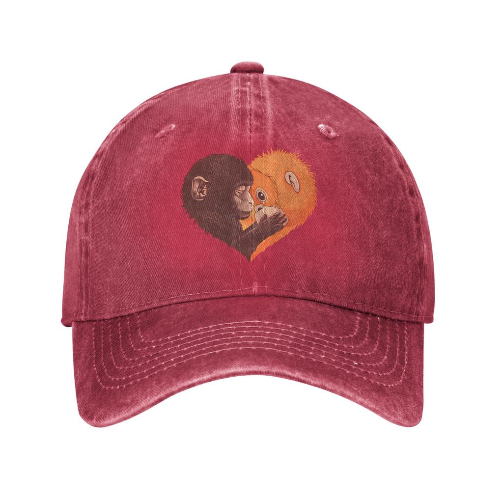 Baseball Cap Monkey Punch Summer Streetwear Trucker Hat Unisex Women Print Kpop Rock Breathable Snapback Cap