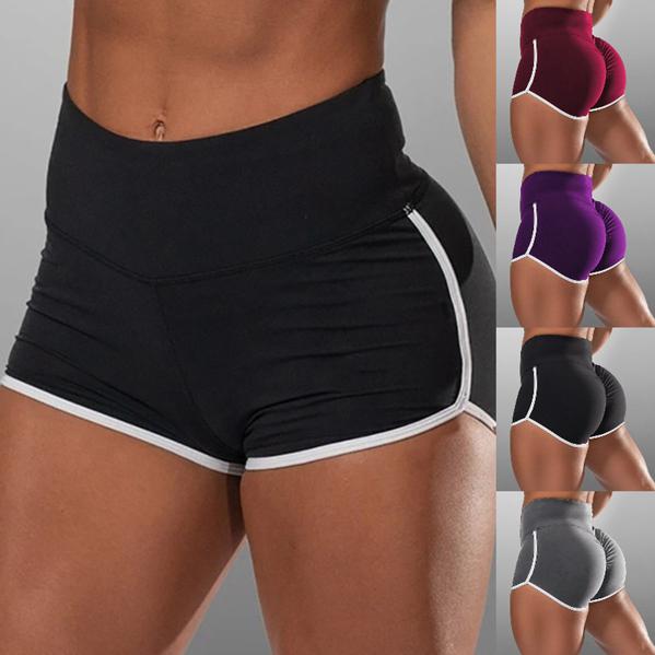 Fashion Summer Women's Sports Shorts Casual Pants European and American Yoga Running Shorts
