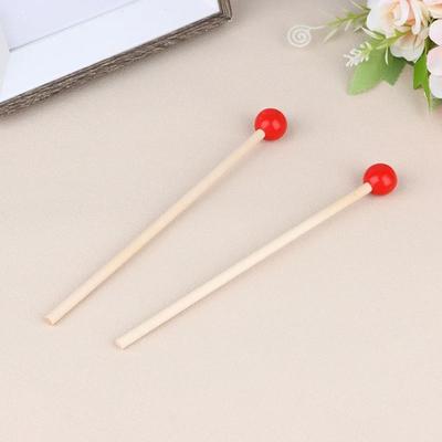 Smooth Wooden Drumsticks Wooden Marimba Sticks Drumsticks  Percussion Instrument