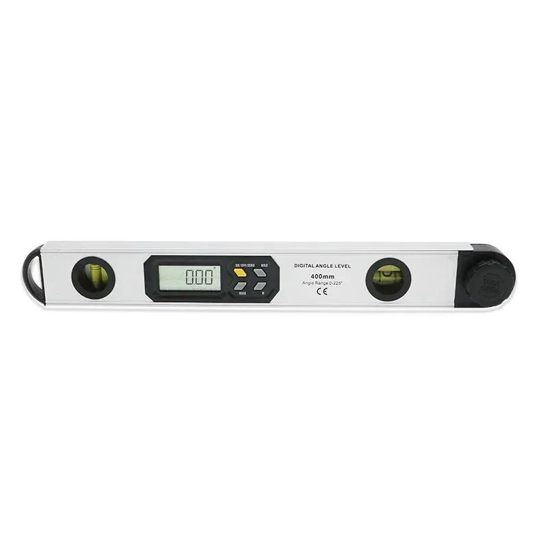 SHAHE Digital Angle Finder 0-225 ° Digital Protractor With Measuring Ruler Horizontal And Vertical Bubble Level Tool