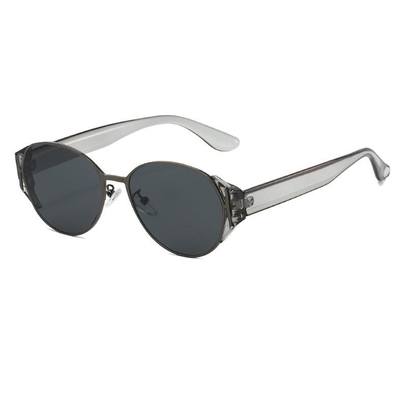 New High Quality Men Women Metal Frame Sunglasses Unisex Designer Fashion Sun Glasses Oval Unisex Stylish Eyewear Shades Uv400