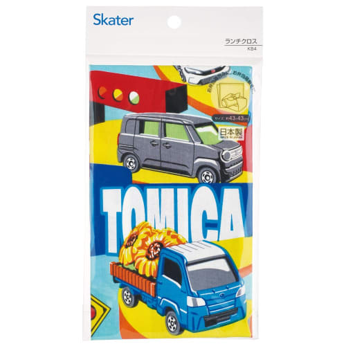 Skater Kids' Lunch Cloth, 43x43cm, Made in Japan, Tomica 24, KB4-A