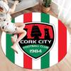Cork City F.C Round Area Rug,Carpet Rug for Living Room Bedroom Sofa Playroom Decor,Non-slip Floor Mat