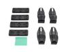 Terzo Roof Carrier Set of for Subaru Impreza Sport XV (by PIAA) Carrier/Base Holder, 4, Black, GT# GT3.7 (EH426)