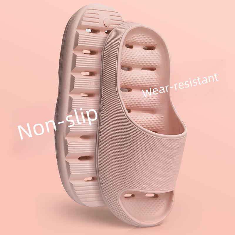 EVA Sklisikre Tykksålede Badesandaler - Sommer Deodorant, Hul Design for Innendørskomfort