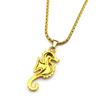 Roztomilý Malý Mořský Koník Módní Řetízek Pro Ženy Muže Nerezová Ocel Zlatá Barva Oceánský Styl Zvířecí Party Náhrdelníky Šperky Dárky