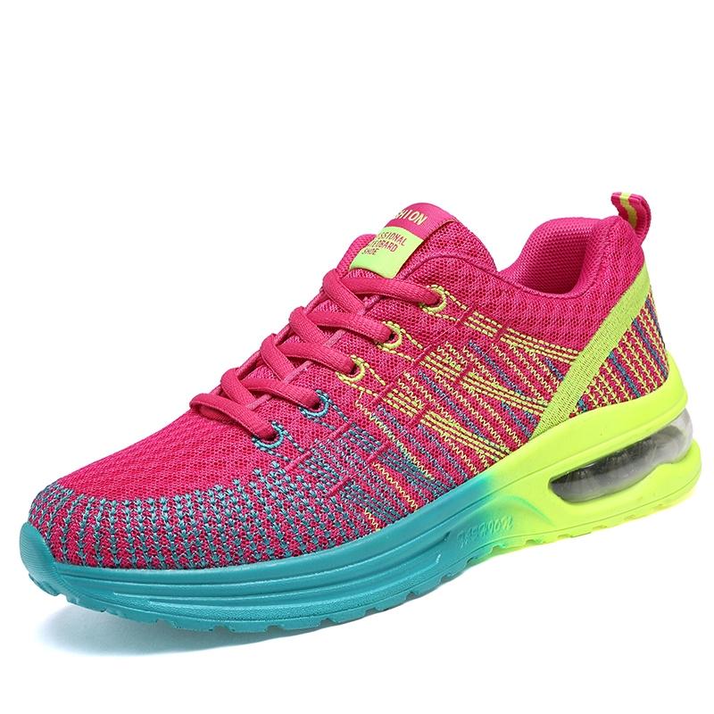 Womens Outdoor Sport Damping Soft Air Cushion Brand Running Shoes Breathable Air Mesh Sneakers