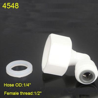 1/4" 3/8" OD Hose Tube 1/4" 1/2" 3/4" 1/8" Plastic Pipe Quick Connectors RO Water Connector Fittings Reverse Osmosis System