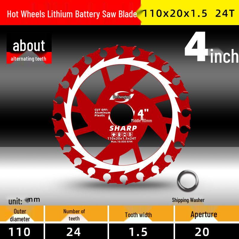 125/165mm Alloy Circular Saw Blade for Woodworking, Plywood, and Wood Board Cutting